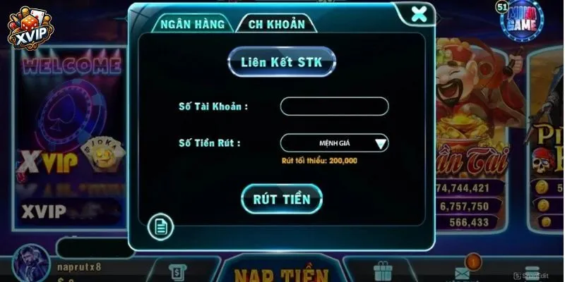 Rút tiền về tài khoản cá nhân chỉ trong vài nốt nhạc
