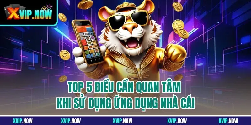 Top 5 điều cần quan tâm khi sử dụng ứng dụng nhà cái